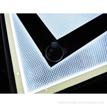 Laser Engraved DOT LGP LED Light Box for Picture Frame